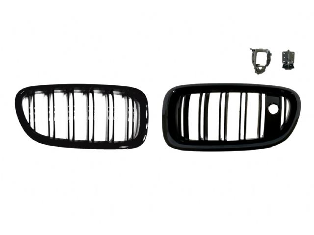 BMW 5 SERIES  F10 M5/ M Performance GRILLE W/ CAMERA NIGHT VERSION DOUBLE LINE